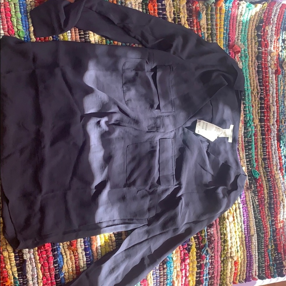 MWT h&m blue blouse.